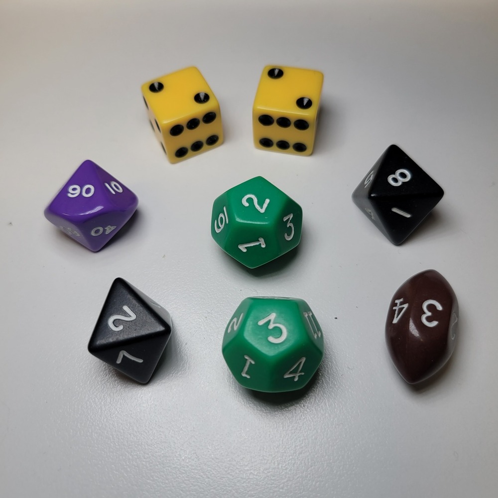 Polyhedral Dice Set Battle Ball Mixed Dice Football Multi Sided Tabletop Gaming